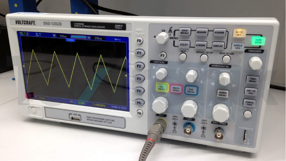 نحوه کار با اسیلوسکوپ