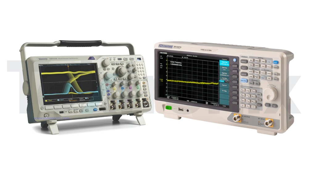 شباهت اسیلوسکوپ و اسپکتروم آنالایزر