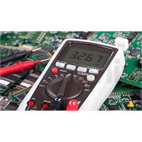 تست قطعات الکترونیکی با مولتی متر