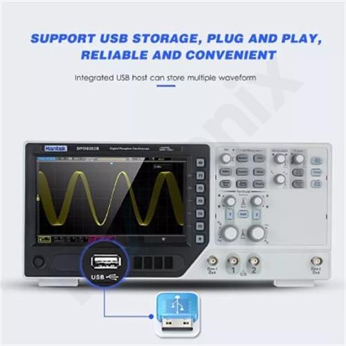 اسیلوسکوپ دیجیتالی هانتک مدل Hantek DPO-6082B