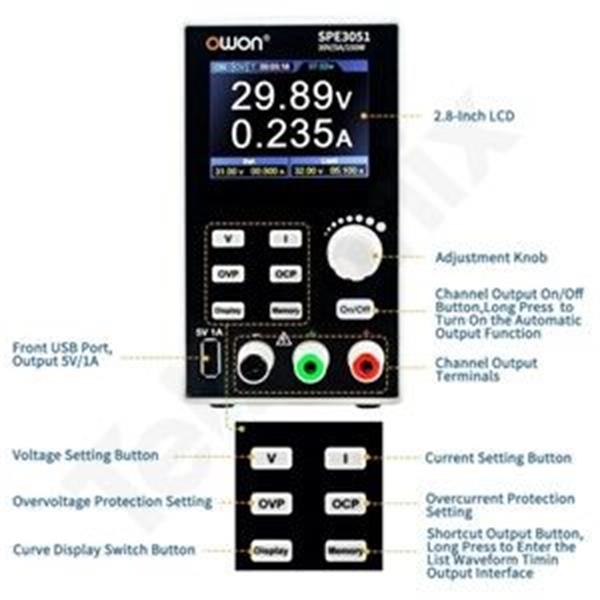 منبع تغذیه اوون مدل Owon SPE3051
