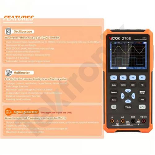 اسیلوسکوپ دستی ویکتور مدل Victor 270S