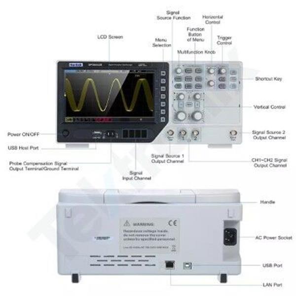 اسیلوسکوپ دیجیتالی هانتک مدل Hantek DPO-6082B