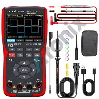 پراب مولتی متر و اسیلوسکوپ ZT-703S Probe-M