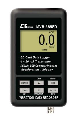 لرزش سنج-ترانسمیتر با قابلیت اتصال کارت حافظه MVB-385SD